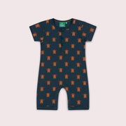 Paws Organic Romper Blue / 00-03m