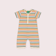Rainbow Days Striped Organic Romper Multi / 18-24m