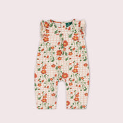Cream Wild Poppies Frill Summer Romper Cream / 18-24m