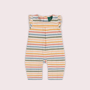 Rainbow Days Striped Frill Summer Romper Multi / 18-24m