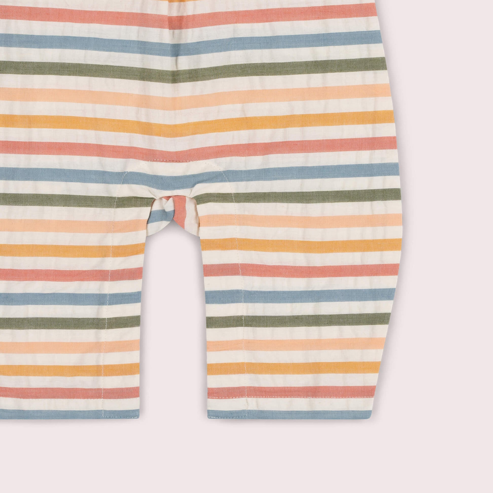 Rainbow Days Striped Frill Summer Romper Multi / 18-24m
