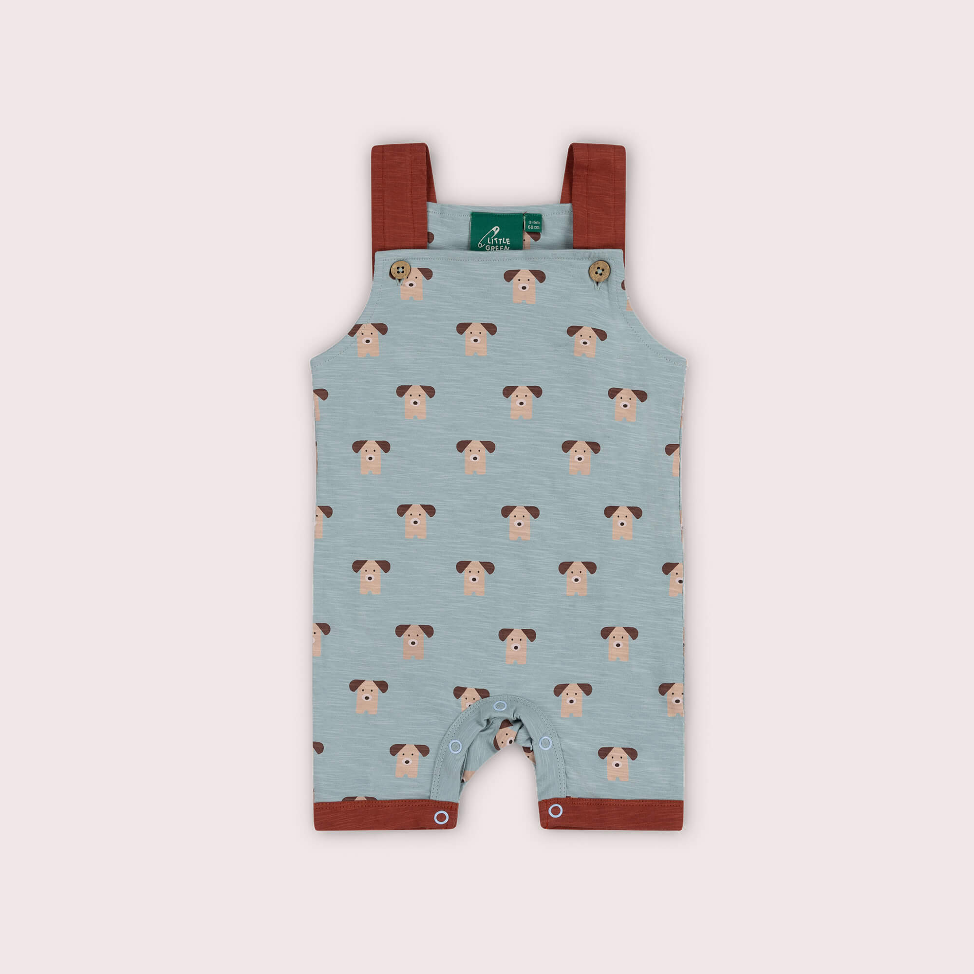 Paws Storytime Dungaree Shorts Blue / 3-4y
