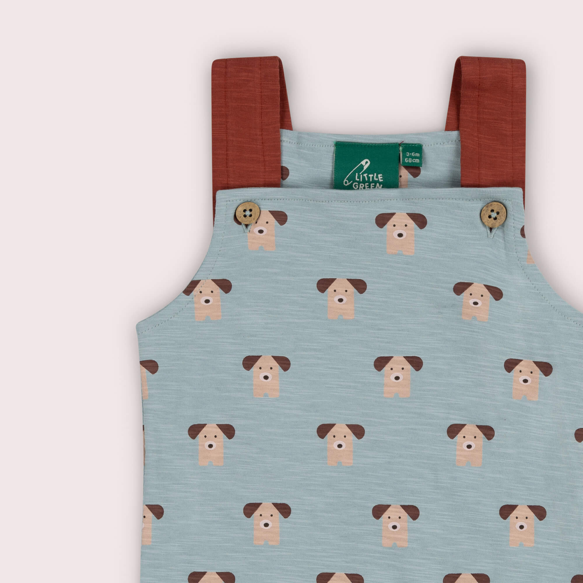 Paws Storytime Dungaree Shorts Blue / 3-4y