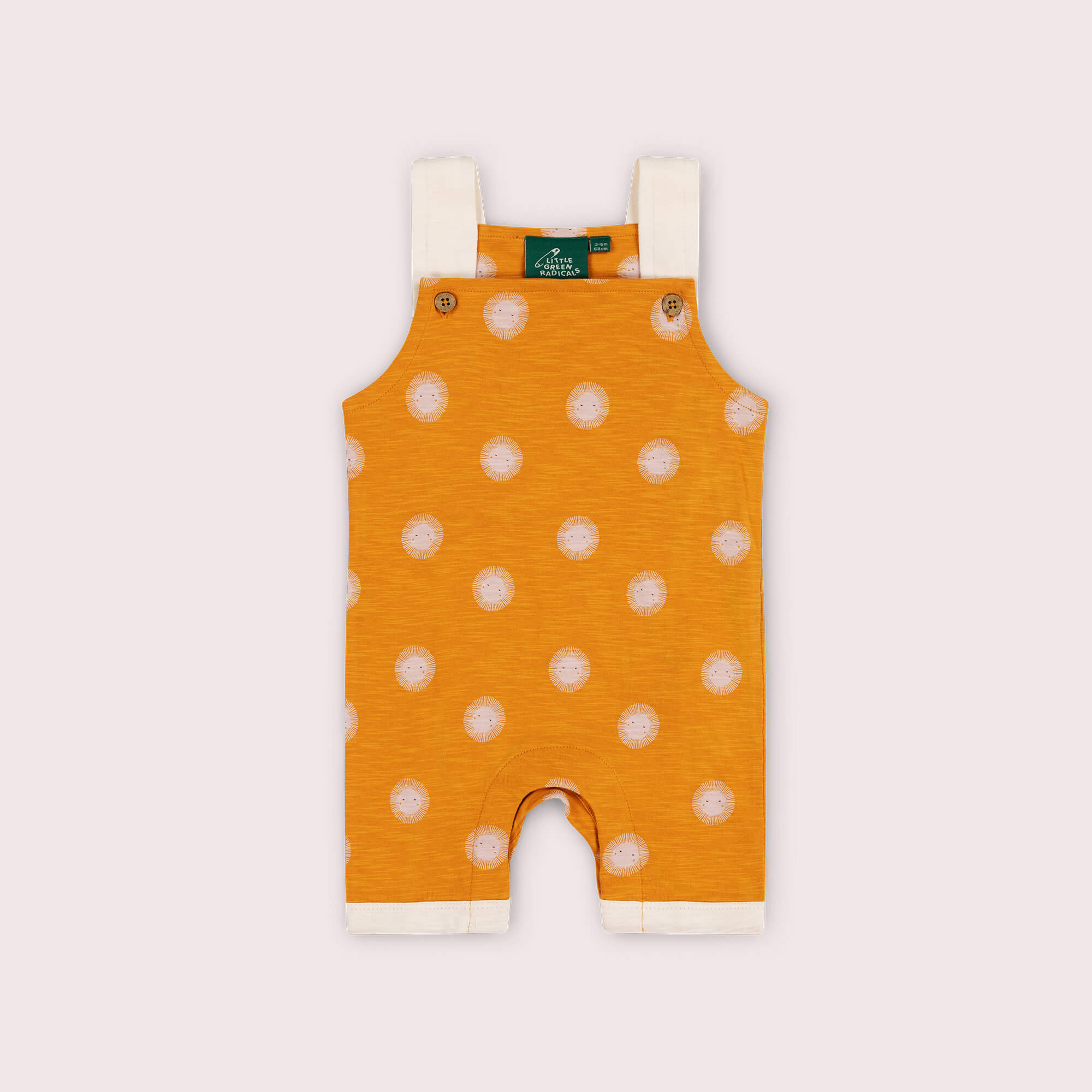 Sunshine Storytime Dungaree Shorts Gold / 3-4y