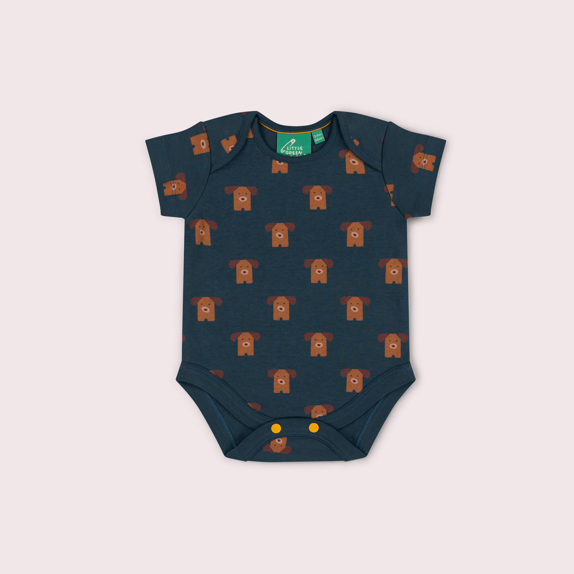 Paws Organic Baby Bodysuit 2 Pack Blue / 18-24m