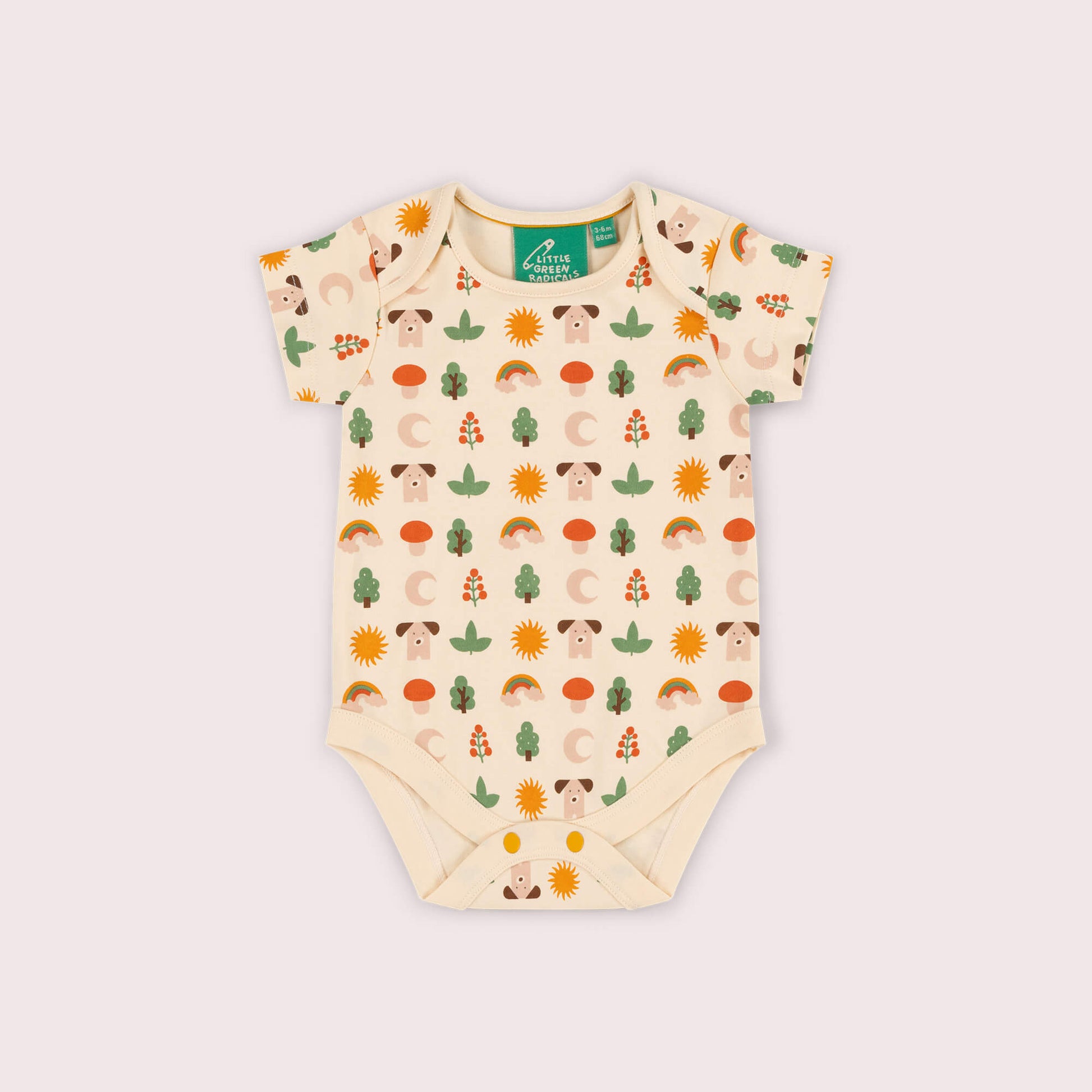 Nature Days Organic Baby Bodysuit 2 Pack Multi / 18-24m