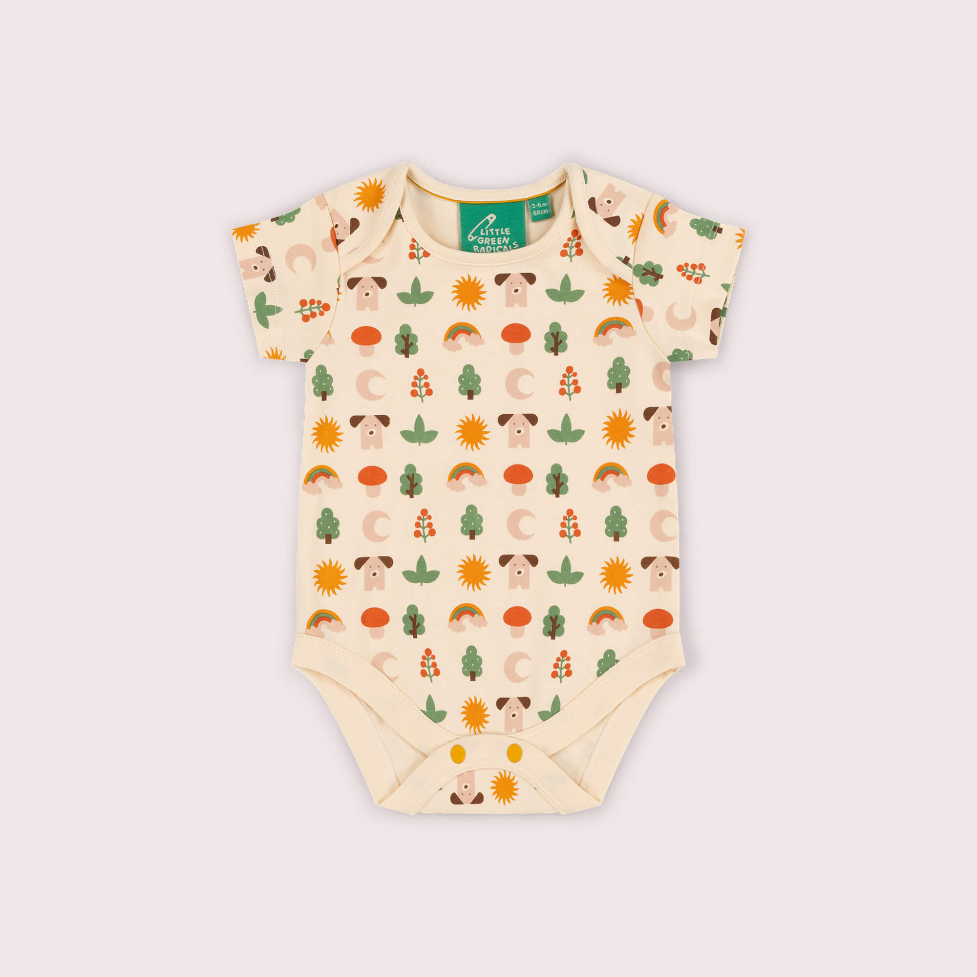 Nature Days Organic Baby Bodysuit 2 Pack Multi / 18-24m