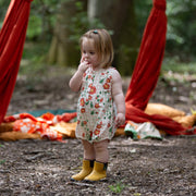 Cream Wild Poppies Bubble Body Cream / 18-24m