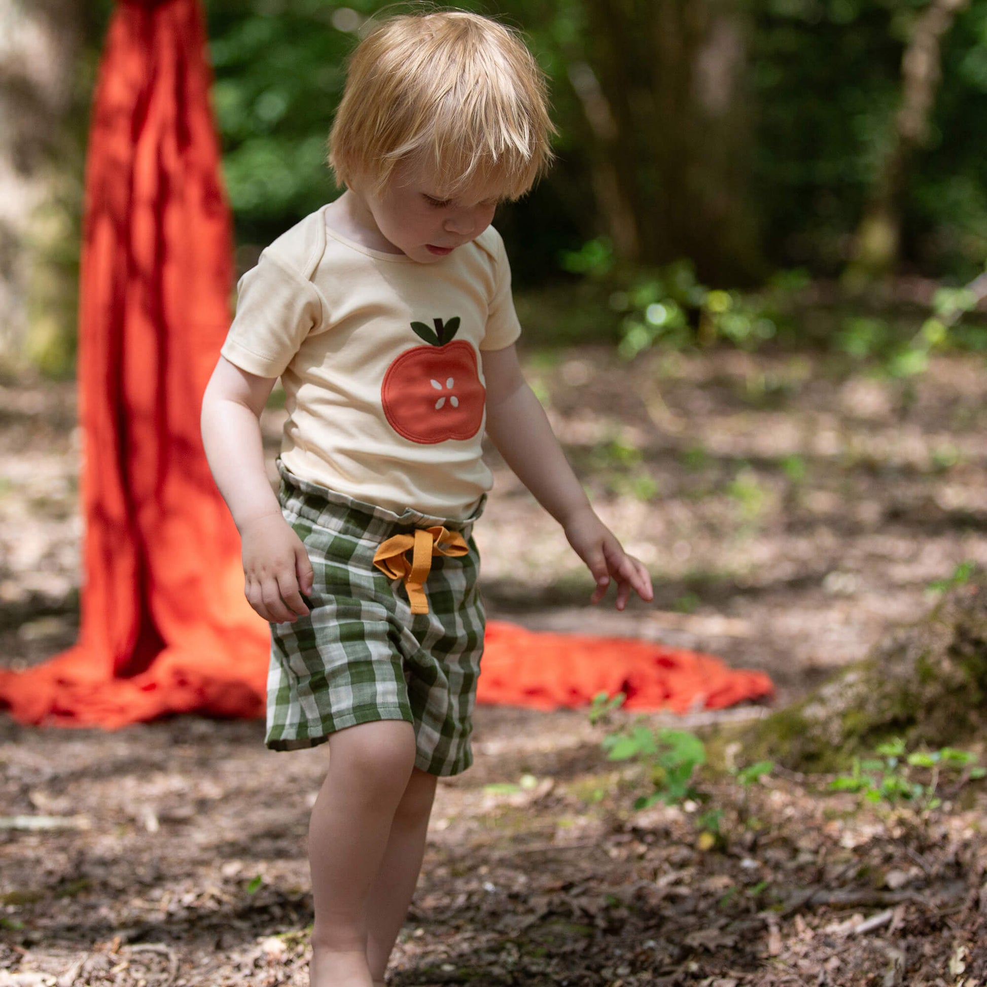 Nature Days Short Sleeve T Shirt Cream / 4-5y