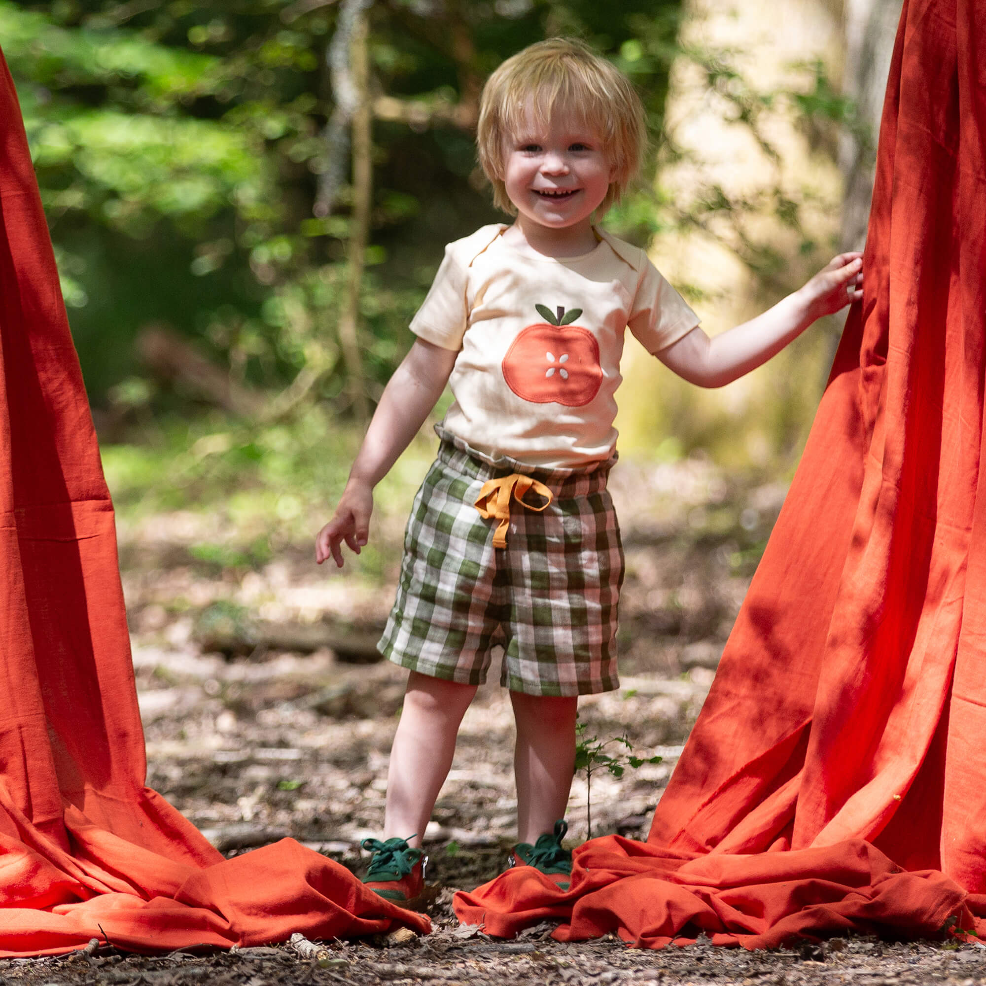 Nature Days Short Sleeve T Shirt Cream / 4-5y