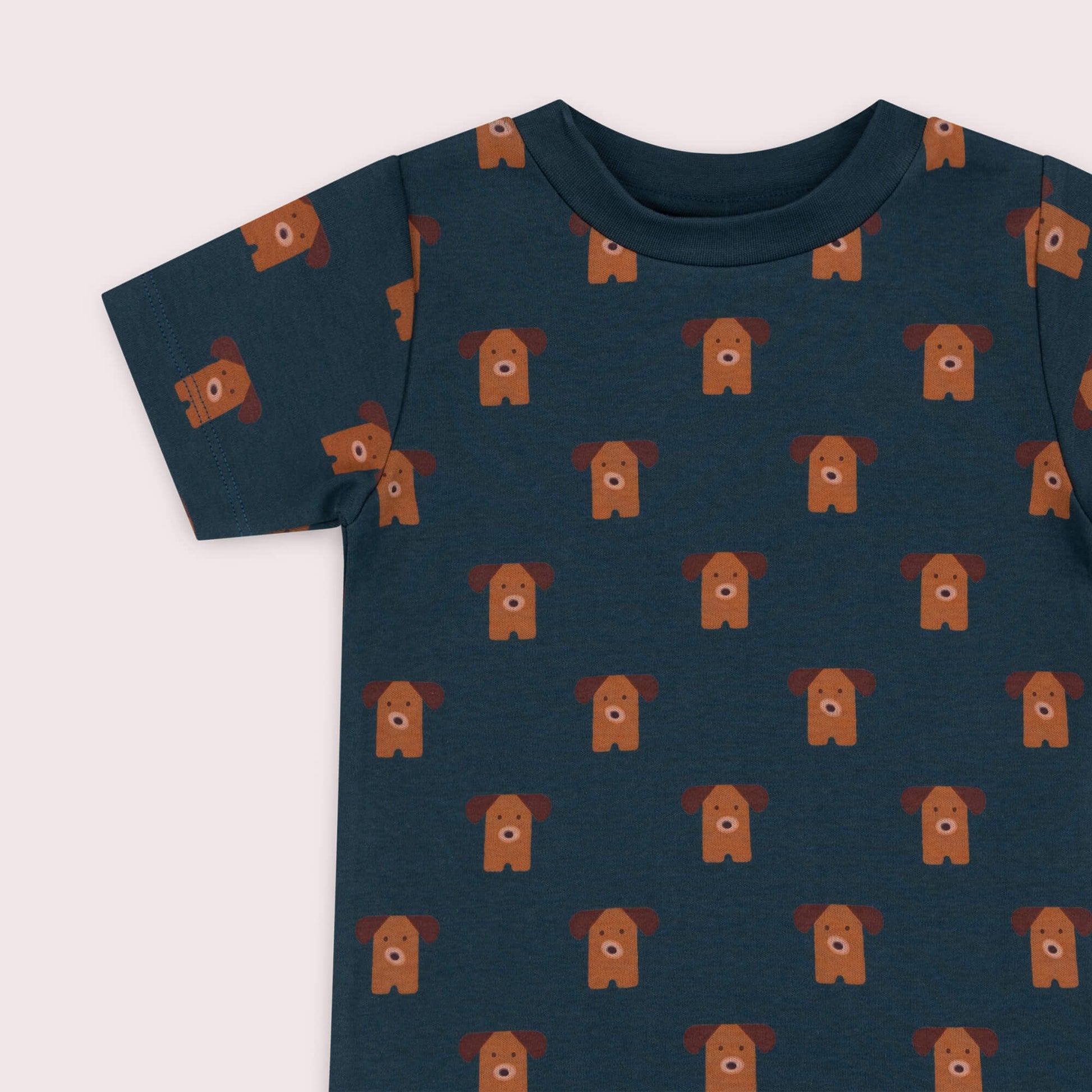 Paws Organic Short Sleeve T Shirt Blue / 4-5y