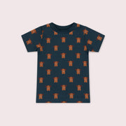 Paws Organic Short Sleeve T Shirt Blue / 4-5y