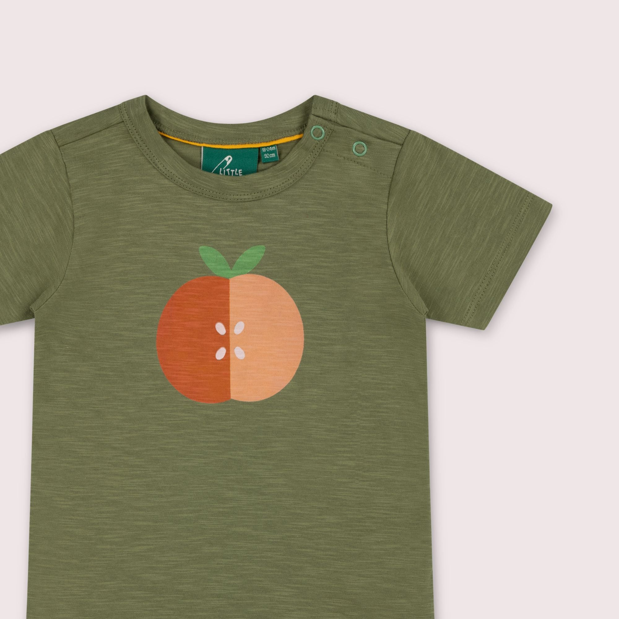 Red Apple Short Sleeve Popper T Shirt