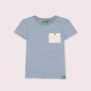 Dusk Blue Organic Essential T-Shirt Blue / 7-8y