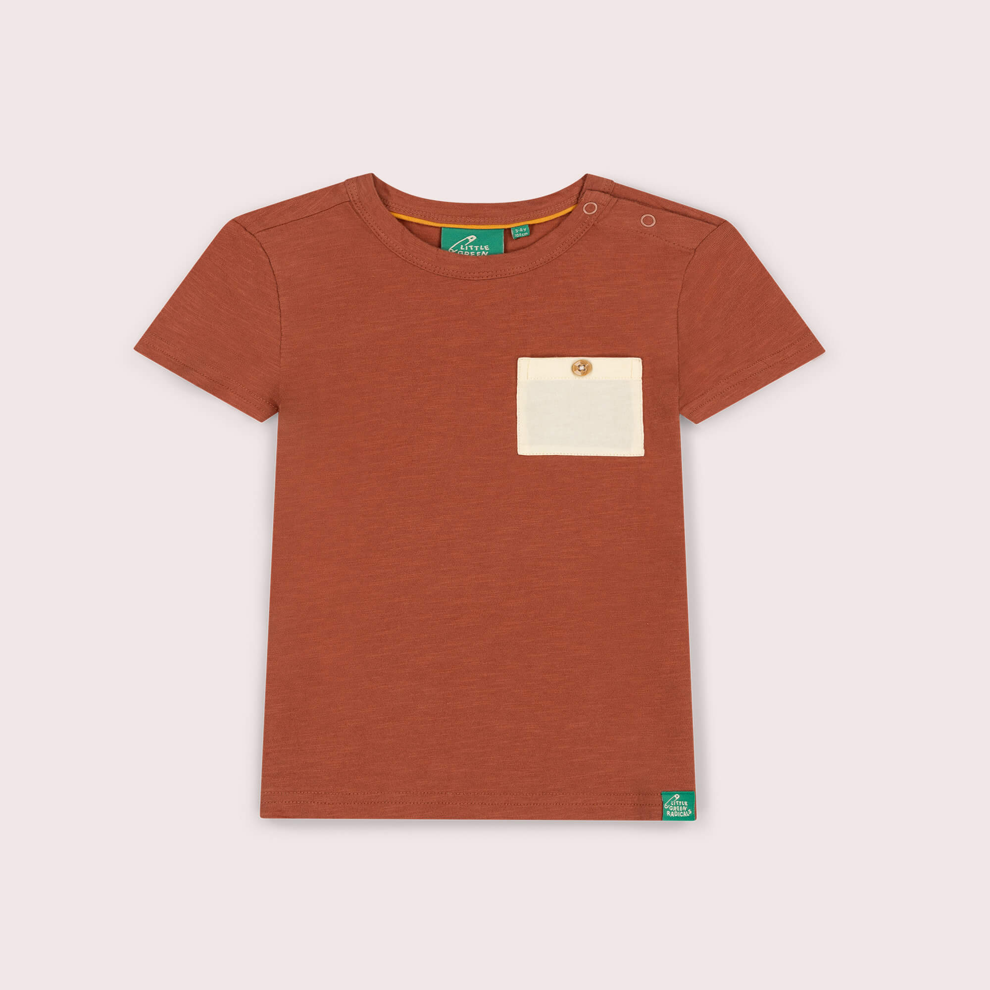 Ginger Organic Essential T-Shirt Orange / 7-8y