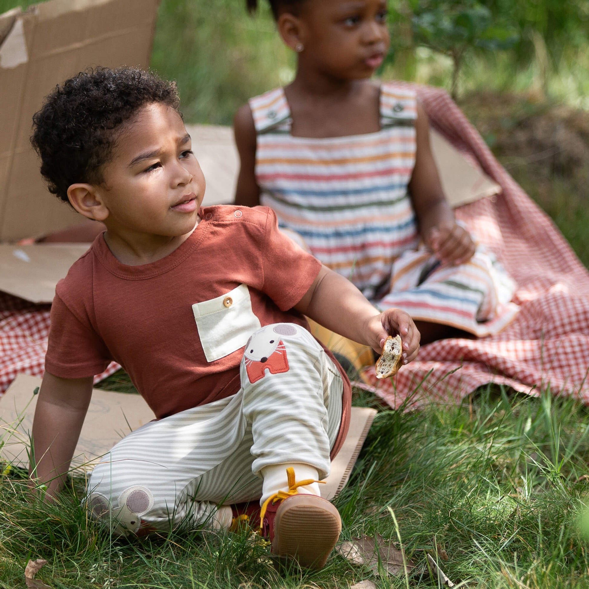 Ginger Organic Essential T-Shirt Orange / 7-8y
