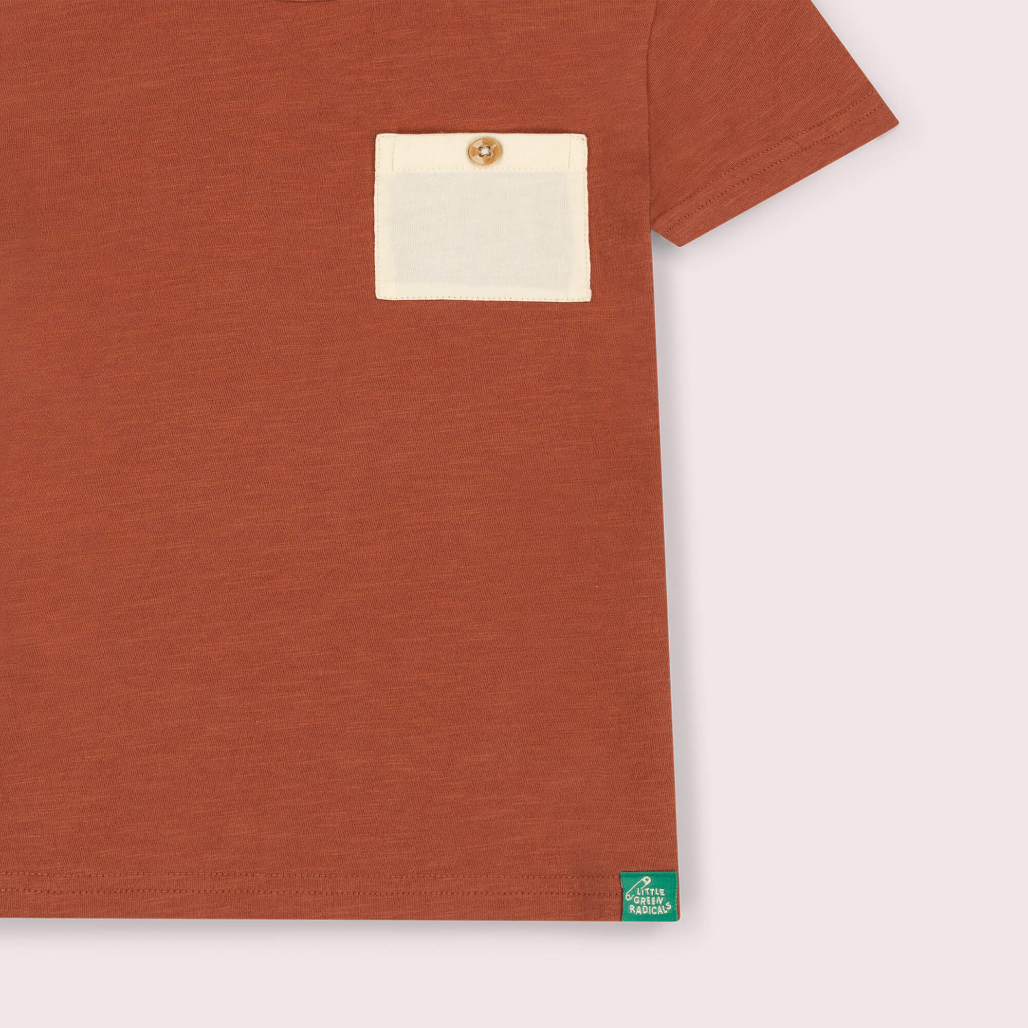 Ginger Organic Essential T-Shirt Orange / 7-8y