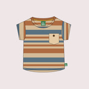 Nautical Striped Organic Essential T-Shirt