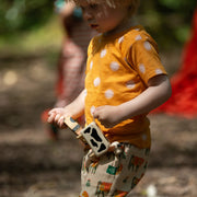 Sunshine Short Sleeve Popper T Shirt Gold / 7-8y