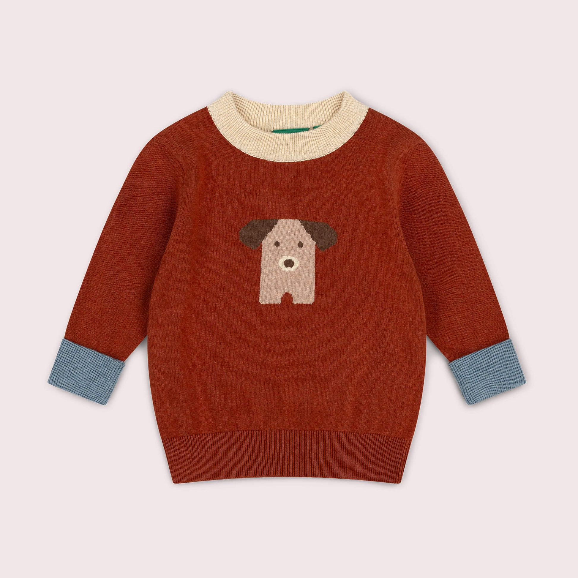 Paws Knitted Jumper Orange / 7-8y