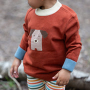 Paws Knitted Jumper Orange / 7-8y