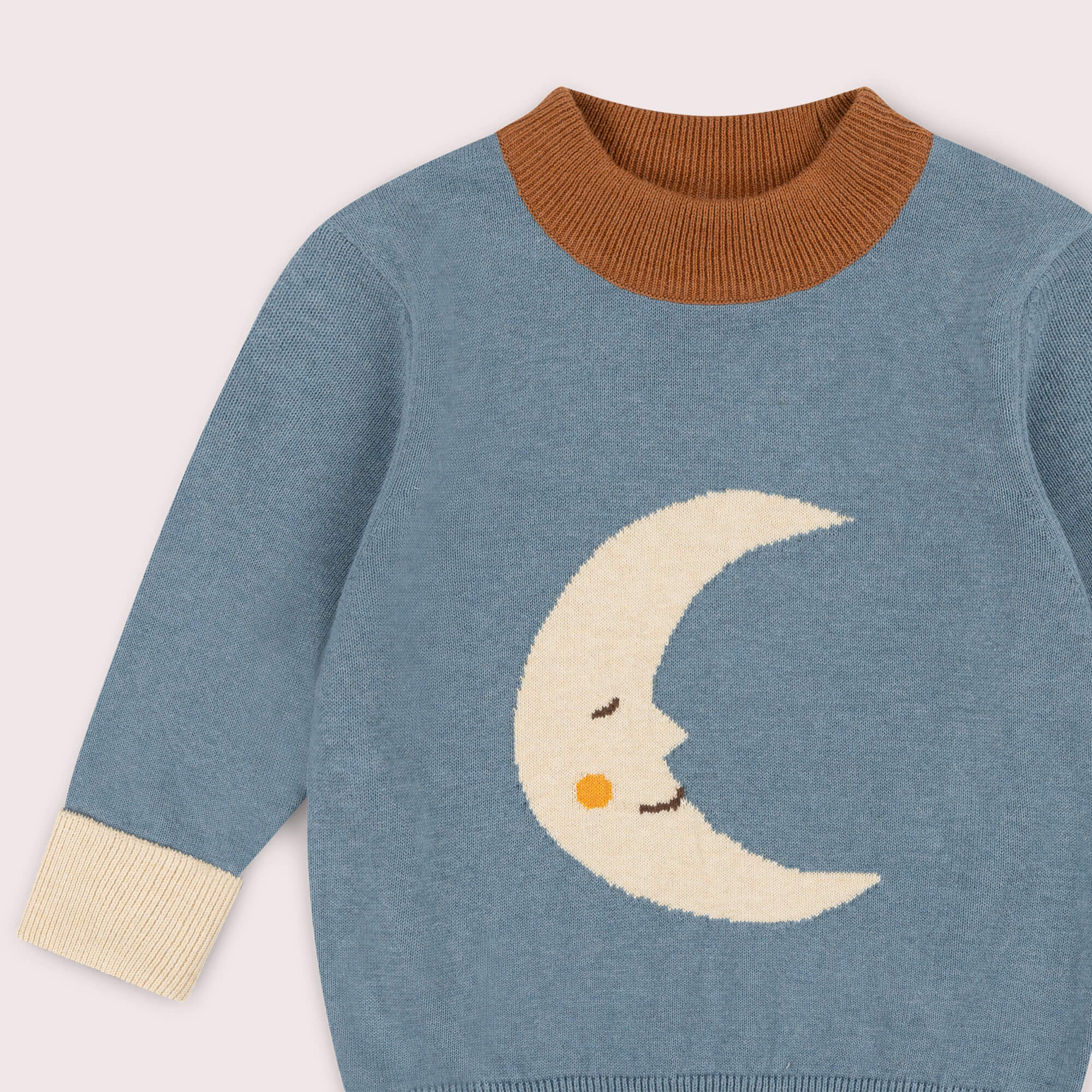 Big Moon Knitted Jumper Blue / 7-8y