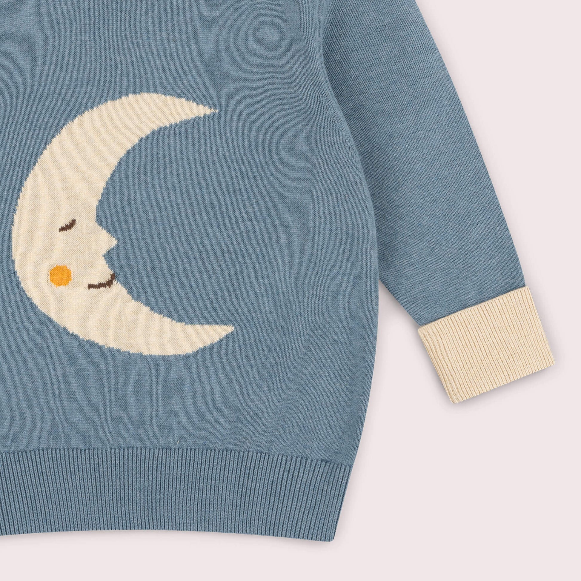 Big Moon Knitted Jumper Blue / 7-8y