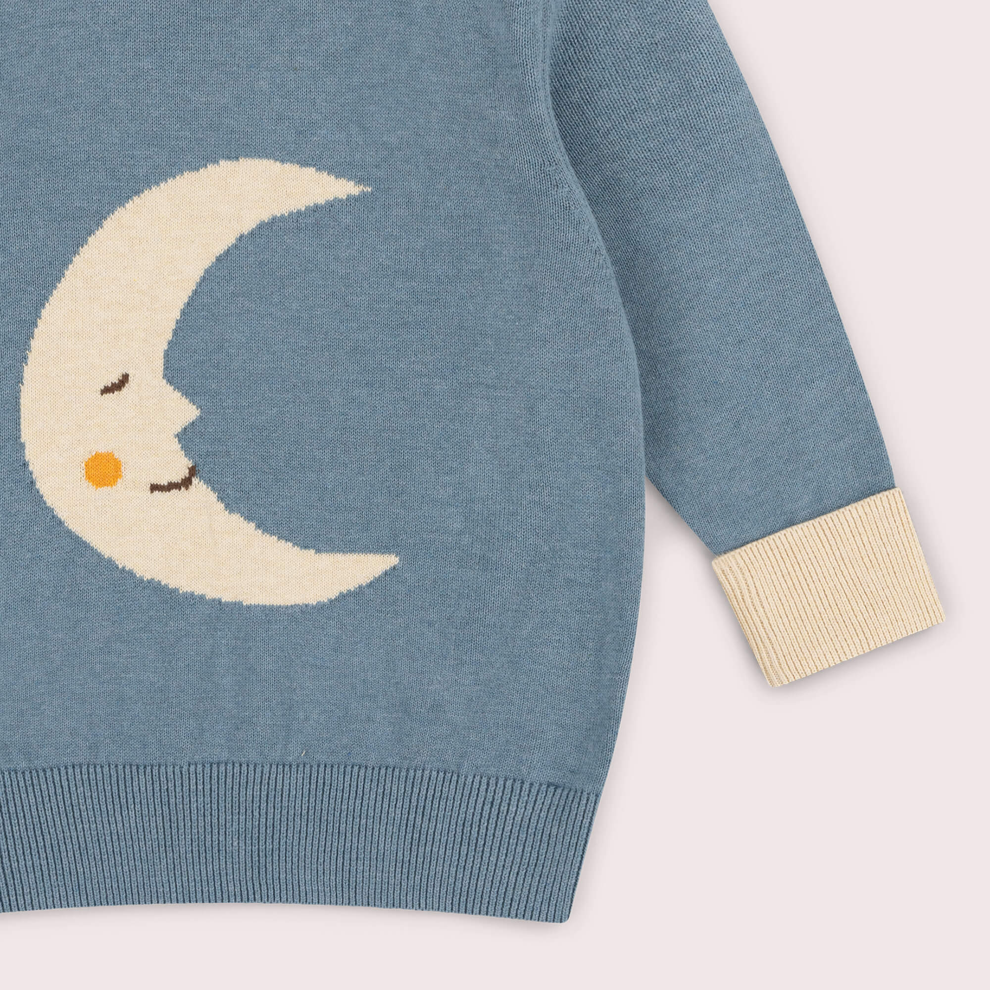 Big Moon Knitted Jumper Blue / 7-8y