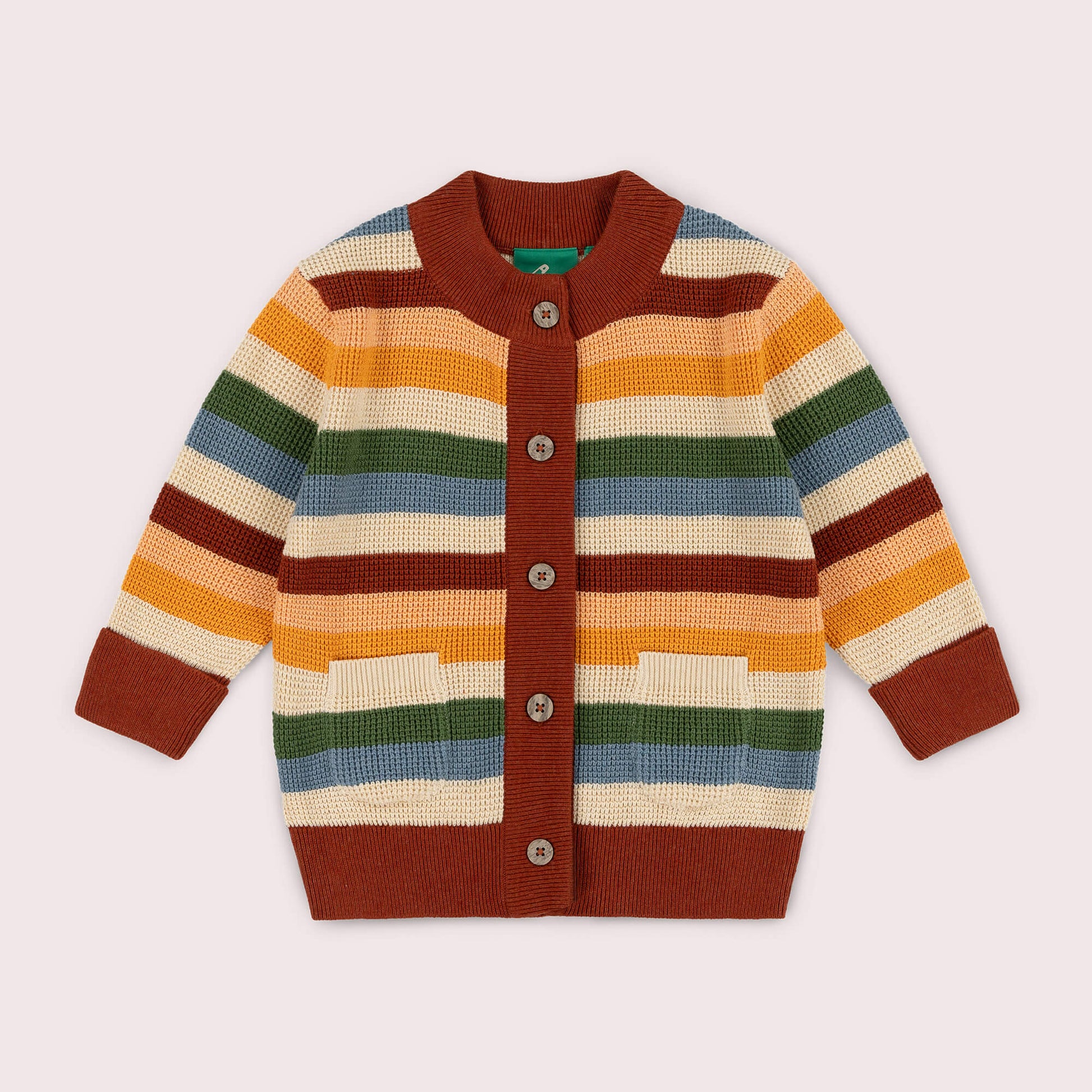 Rainbow Days Knitted Cardigan Multi / 7-8y