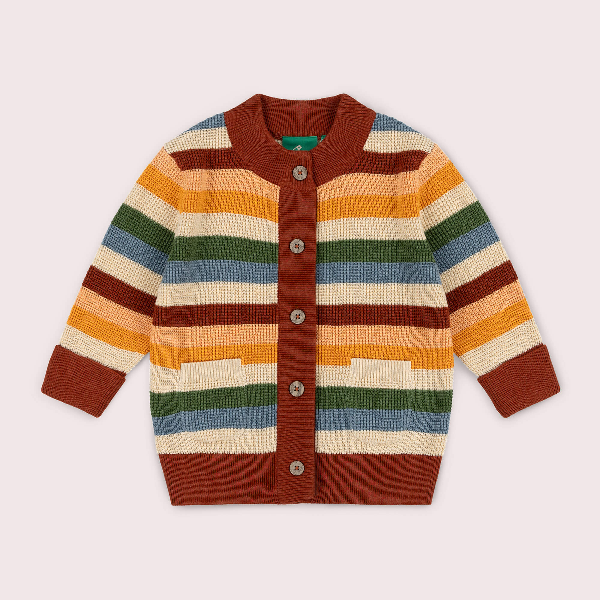 Rainbow Days Knitted Cardigan Multi / 7-8y