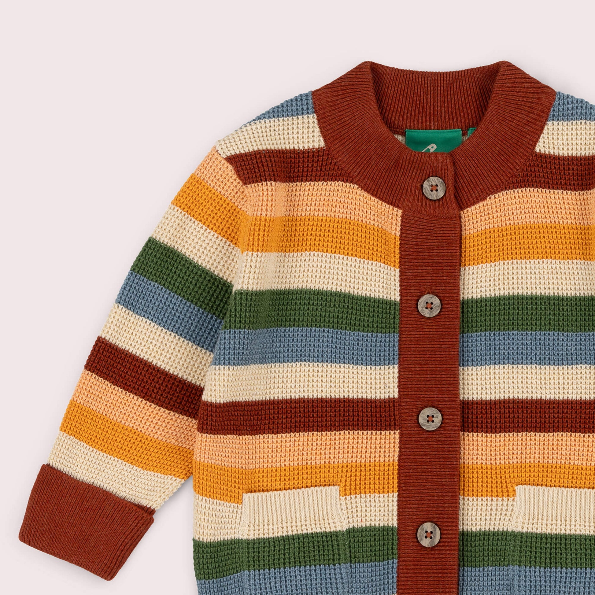 Rainbow Days Knitted Cardigan Multi / 7-8y