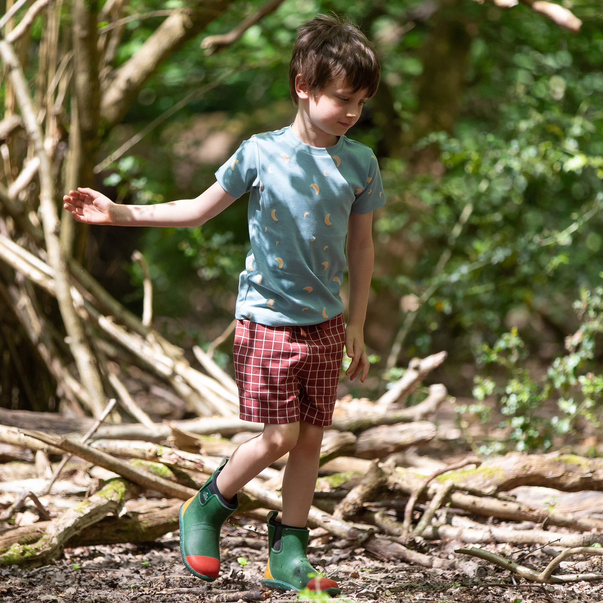 Dusk Short Sleeve T Shirt Blue / 7-8y