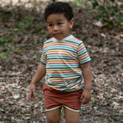 Rainbow Days Striped Short Sleeve T Shirt Multi / 7-8y