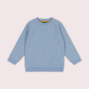 Lake Blue Check Sweatshirt Blue / 7-8y