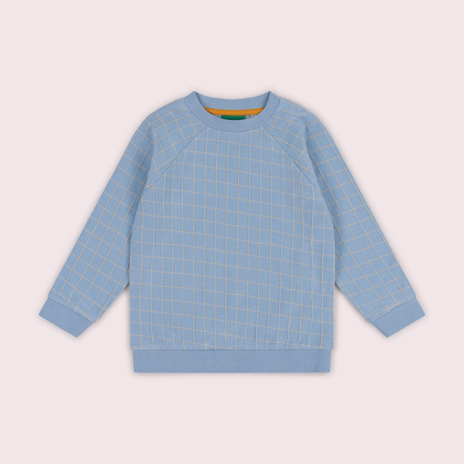 Lake Blue Check Sweatshirt Blue / 7-8y