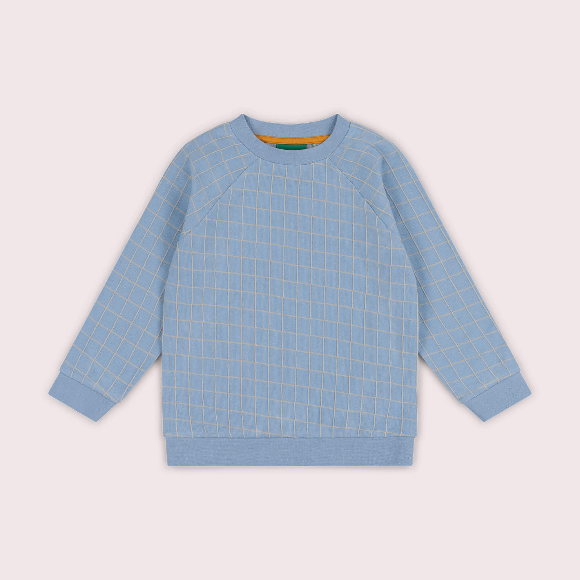 Lake Blue Check Sweatshirt Blue / 7-8y