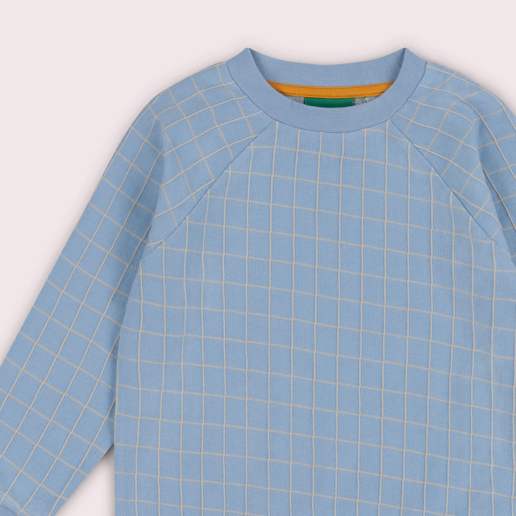 Lake Blue Check Sweatshirt Blue / 7-8y