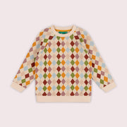 Diamond Check Sweatshirt Multi / 7-8y