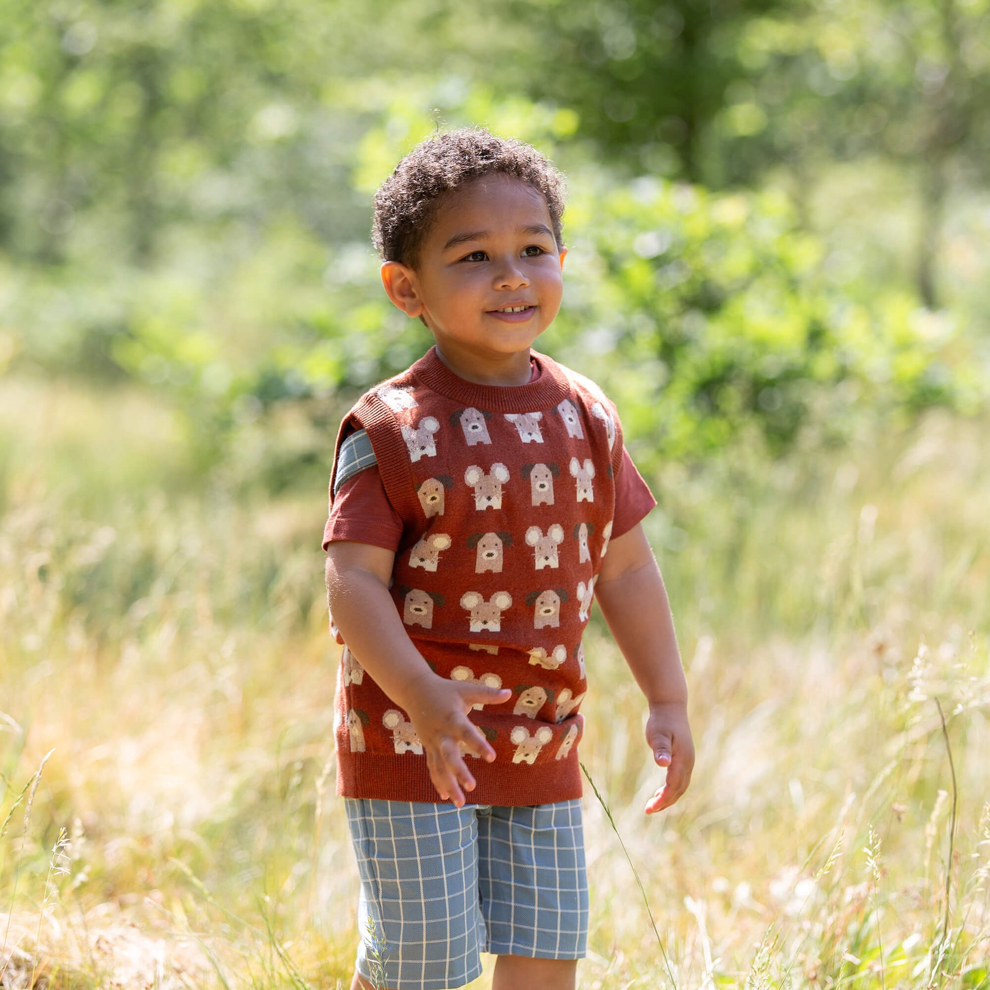 Pawfect Knitted Pullover Orange / 7-8y