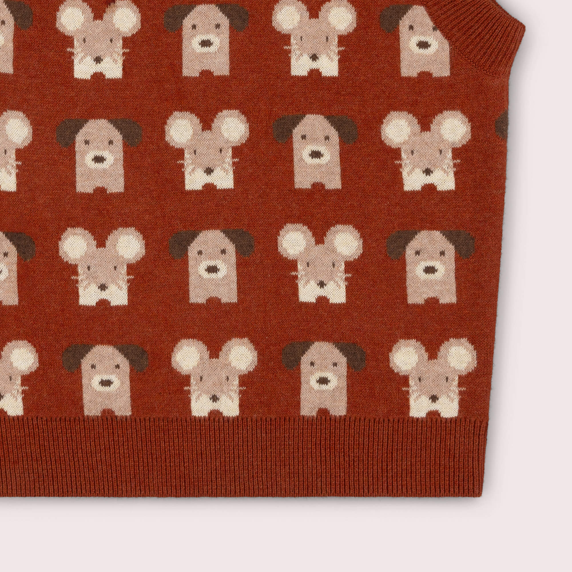 Pawfect Knitted Pullover Orange / 7-8y