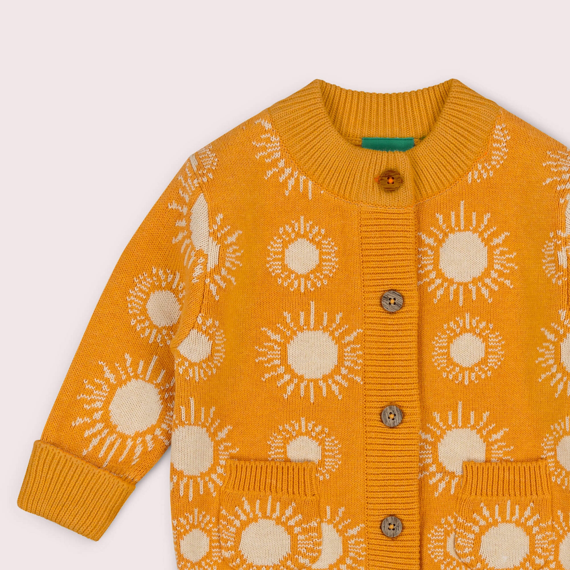 Sunshine Knitted Cardigan Gold / 7-8y