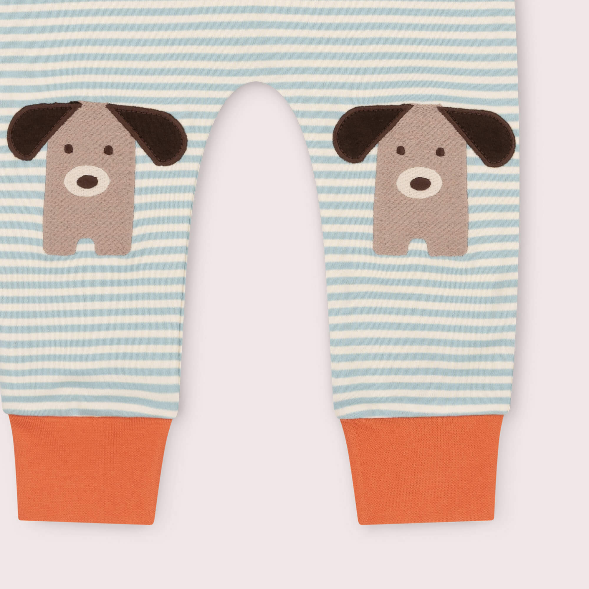 Paws Knee Patch Striped Joggers Blue / 5-6y