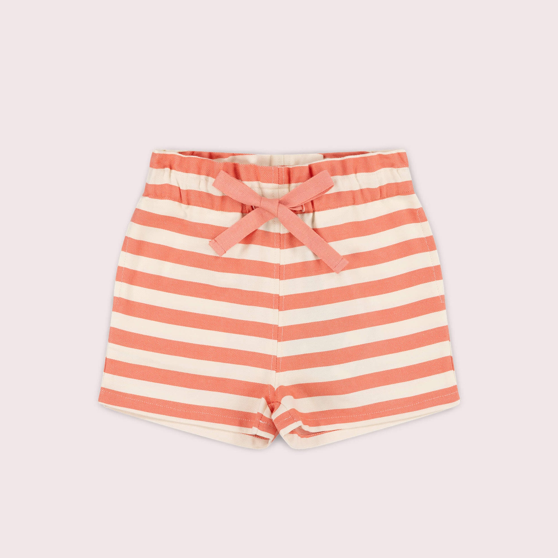 Sunset Red Striped By The Sea Shorts Red / 7-8y