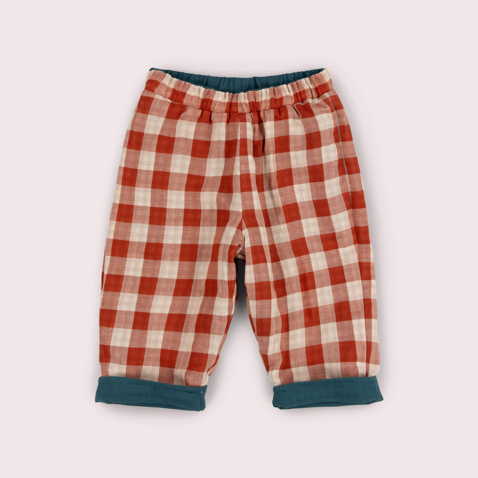 Atlantic Blue Reversible Pull On Trousers Blue / 7-8y