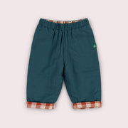 Atlantic Blue Reversible Pull On Trousers Blue / 7-8y
