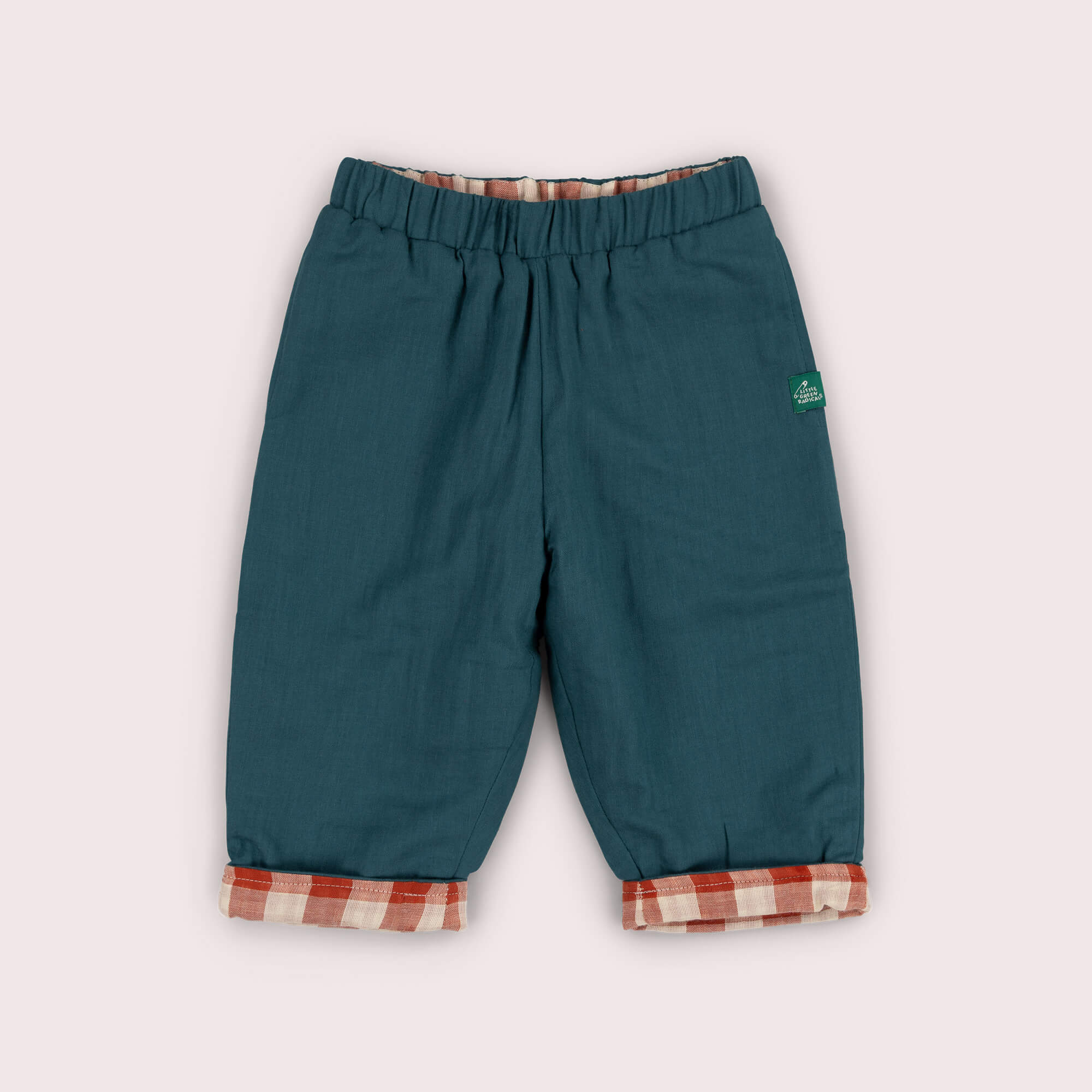 Atlantic Blue Reversible Pull On Trousers Blue / 7-8y