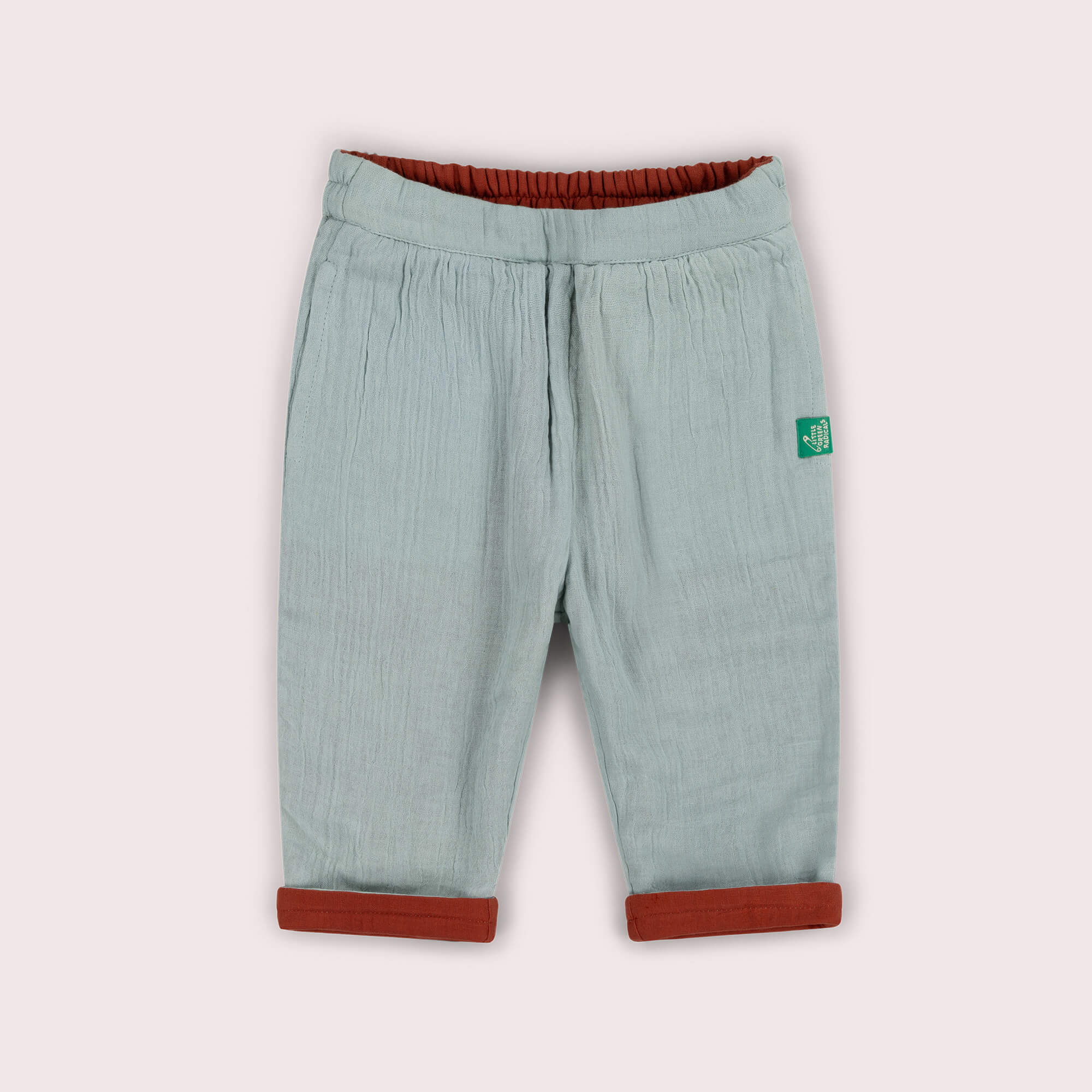 Dusk Blue Reversible Pull On Trousers Blue / 7-8y