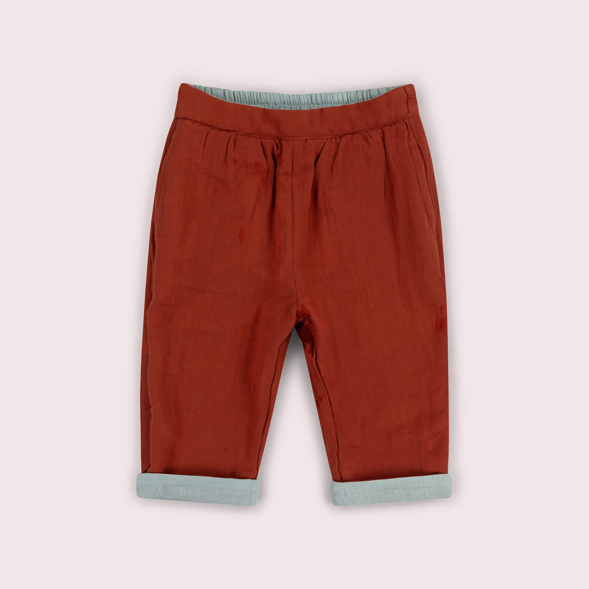 Dusk Blue Reversible Pull On Trousers Blue / 7-8y