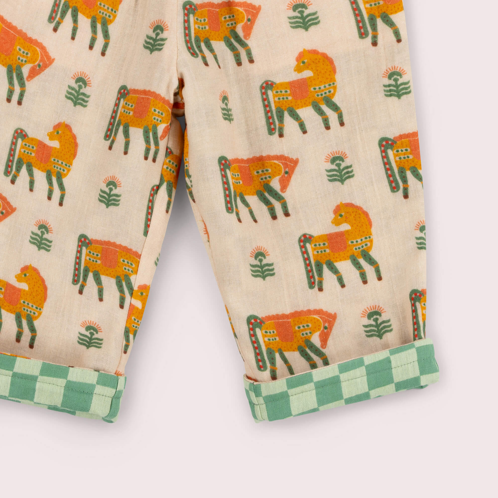 Wild Ponies Reversible Pull On Trousers Multi / 7-8y