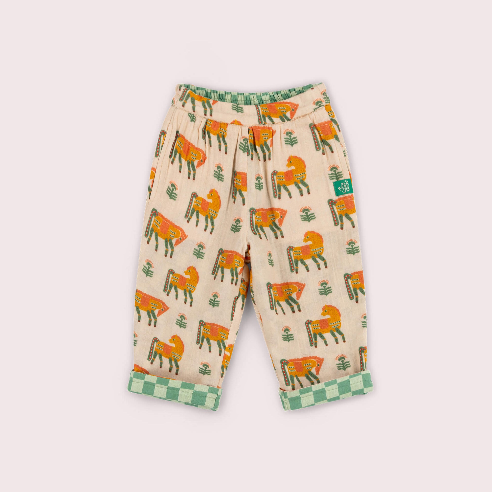 Wild Ponies Reversible Pull On Trousers Multi / 7-8y